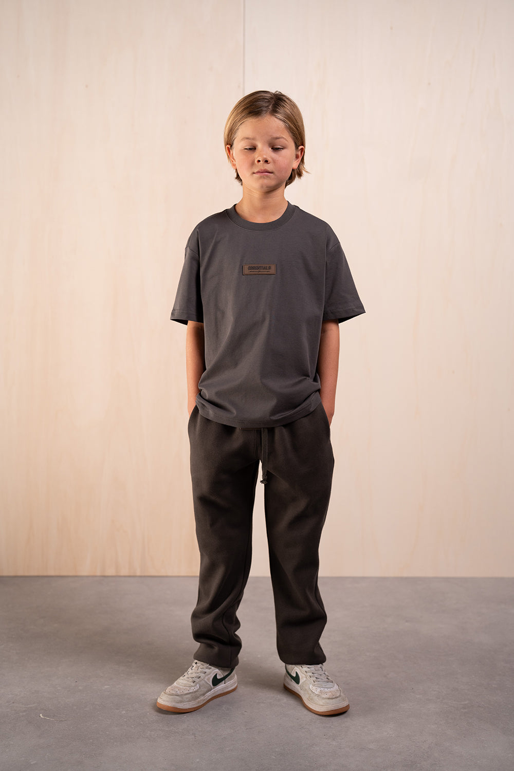 KIDS RUBBER SHIRT - DARK GREY