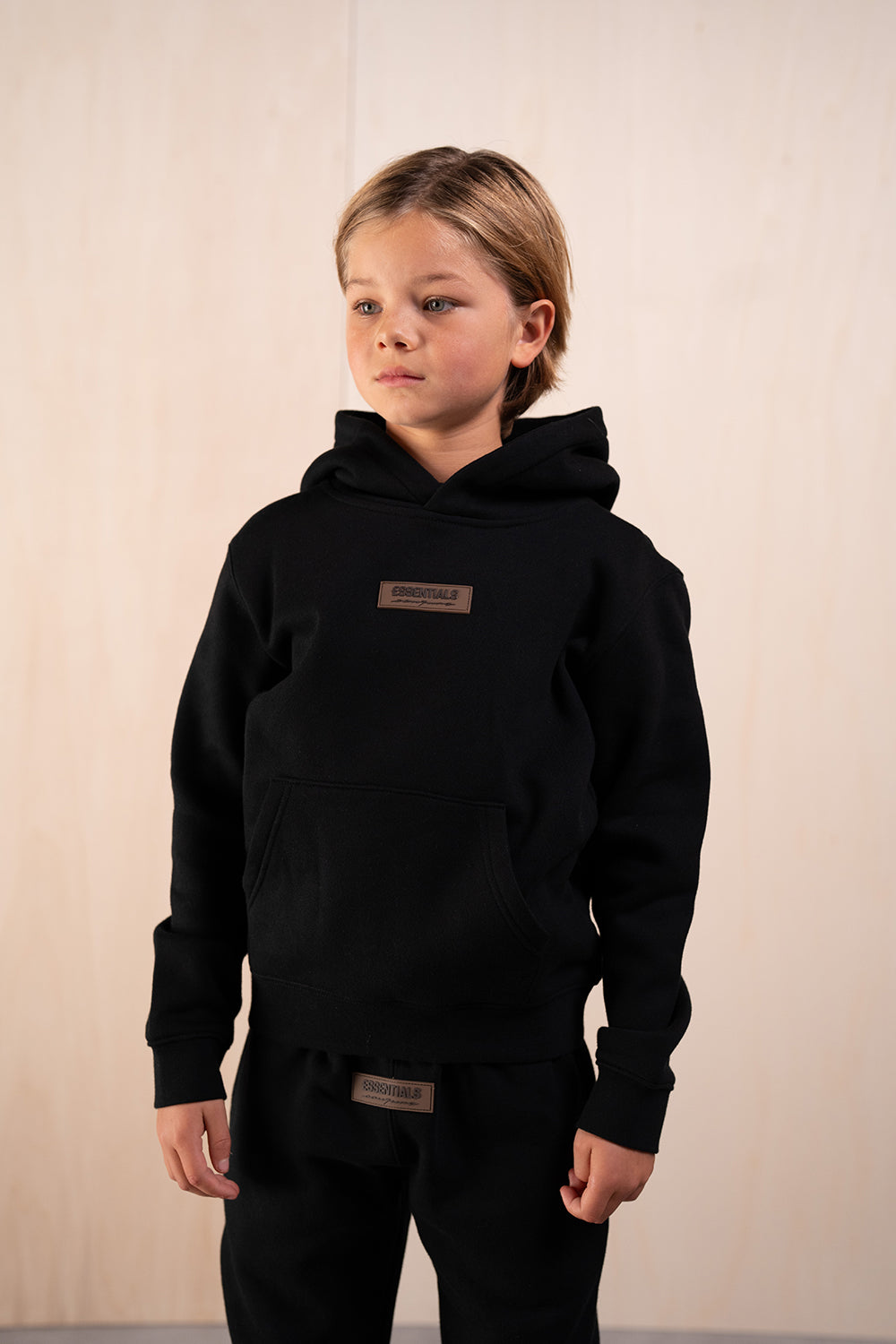 KIDS RUBBER TRACKSUIT - BLACK