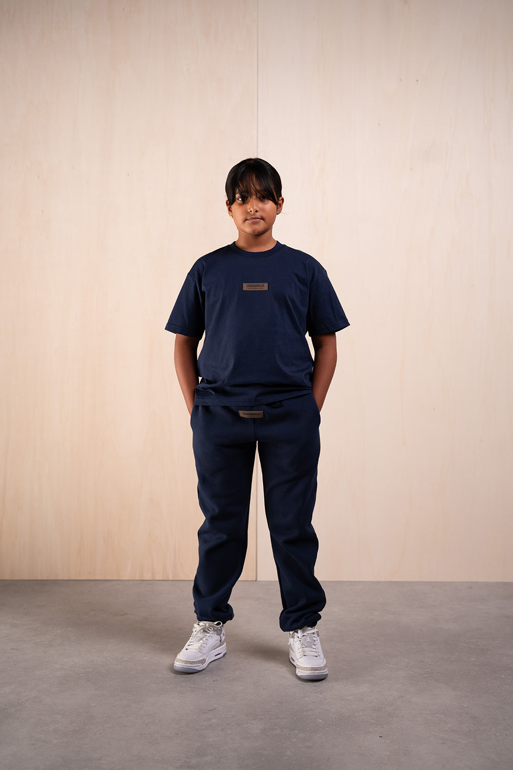 KIDS RUBBER SHIRT - NAVY BLUE