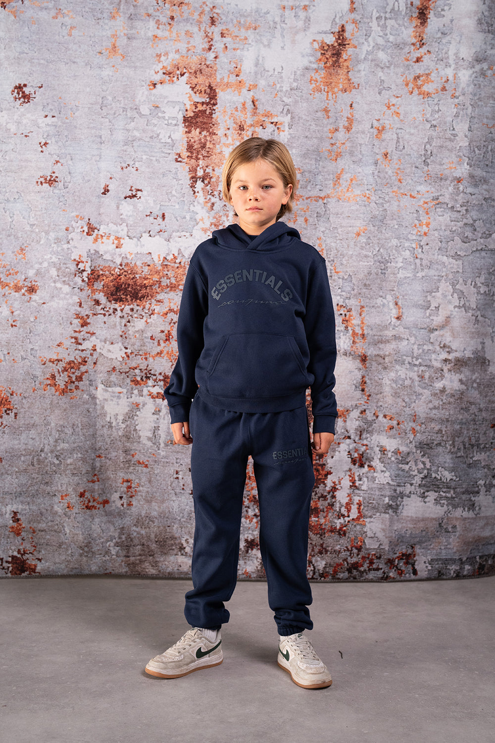 KIDS BASIC TRACKSUIT - NAVY BLUE