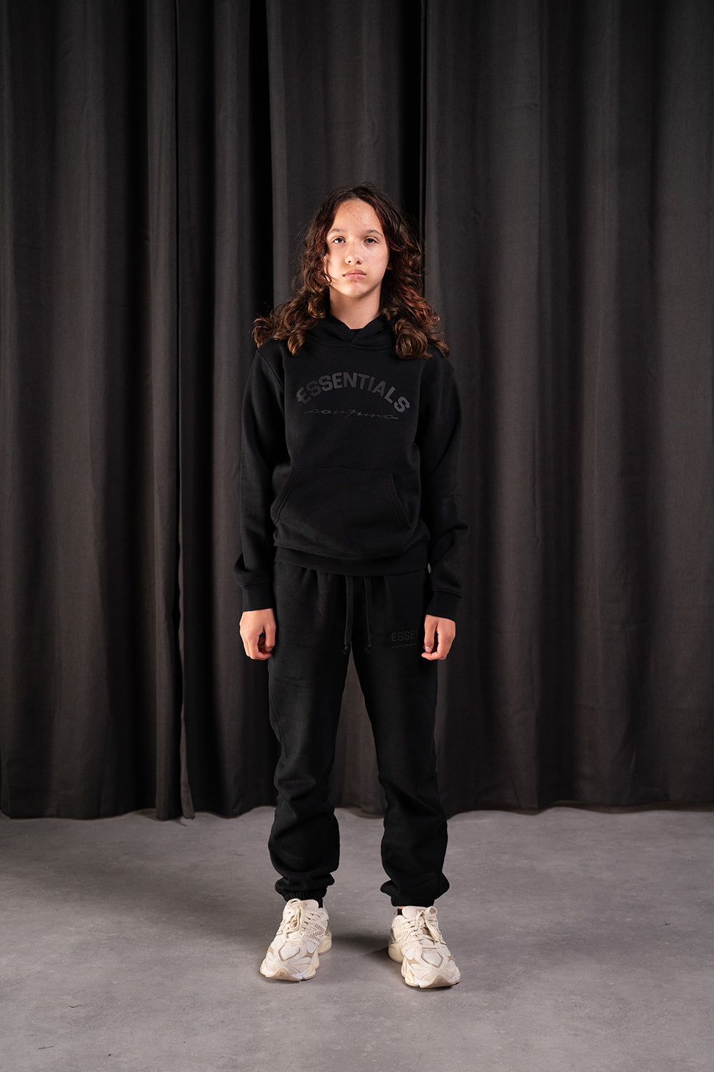 KIDS BASIC TRACKSUIT - BLACK