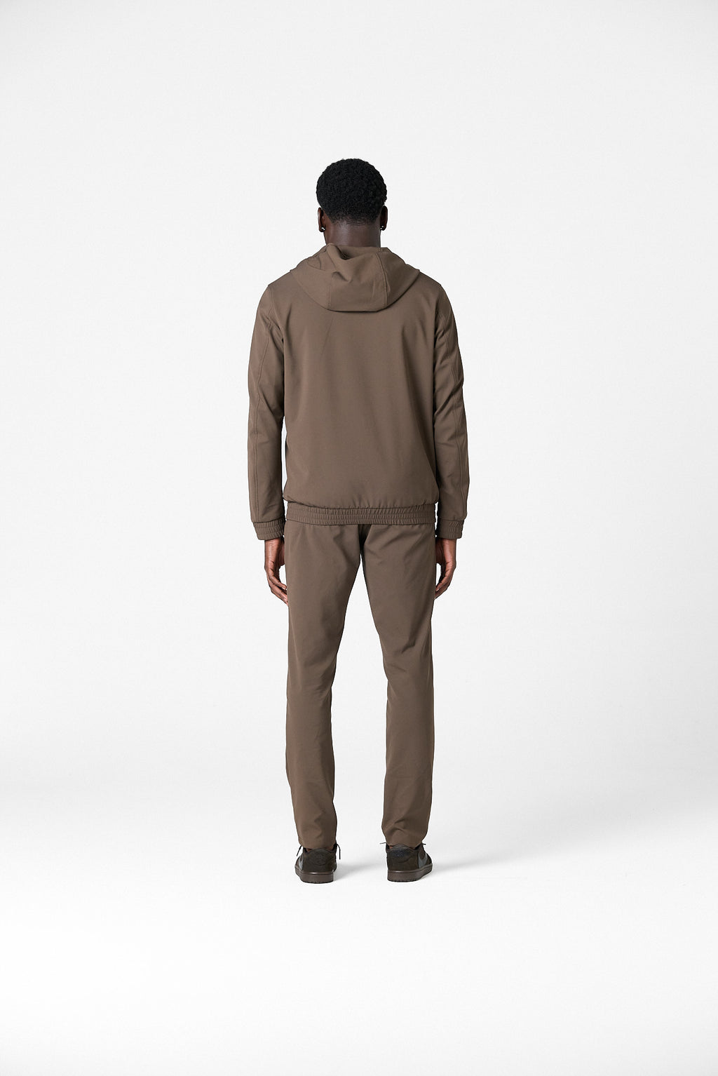 REFLECTION SET TRACKSUIT HOODIE - BROWN