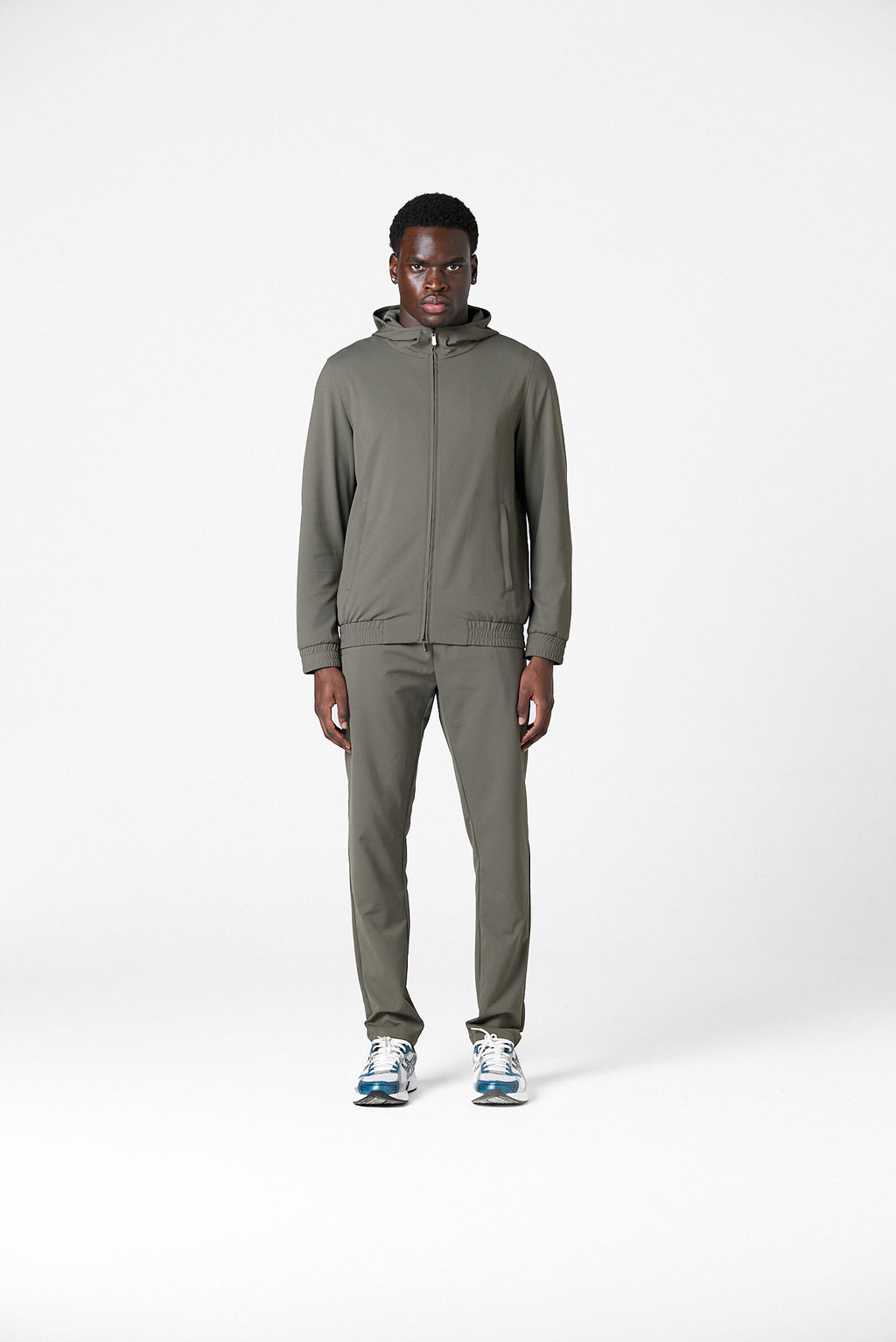 REFLECTION TECH HOODIE TRACKSUIT - GREEN