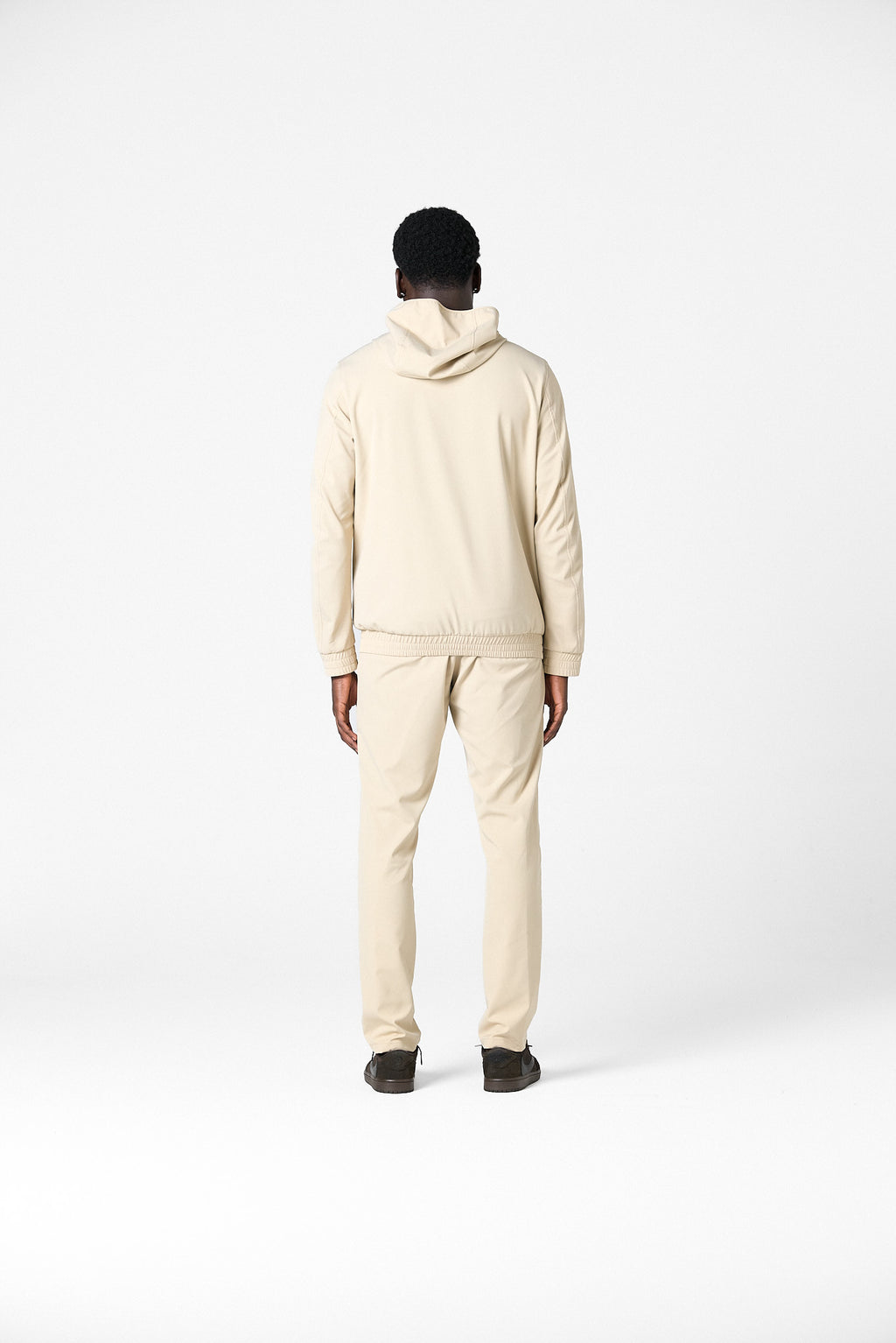 REFLECTION TECH HOODIE TRACKSUIT - LIGHT BEIGE