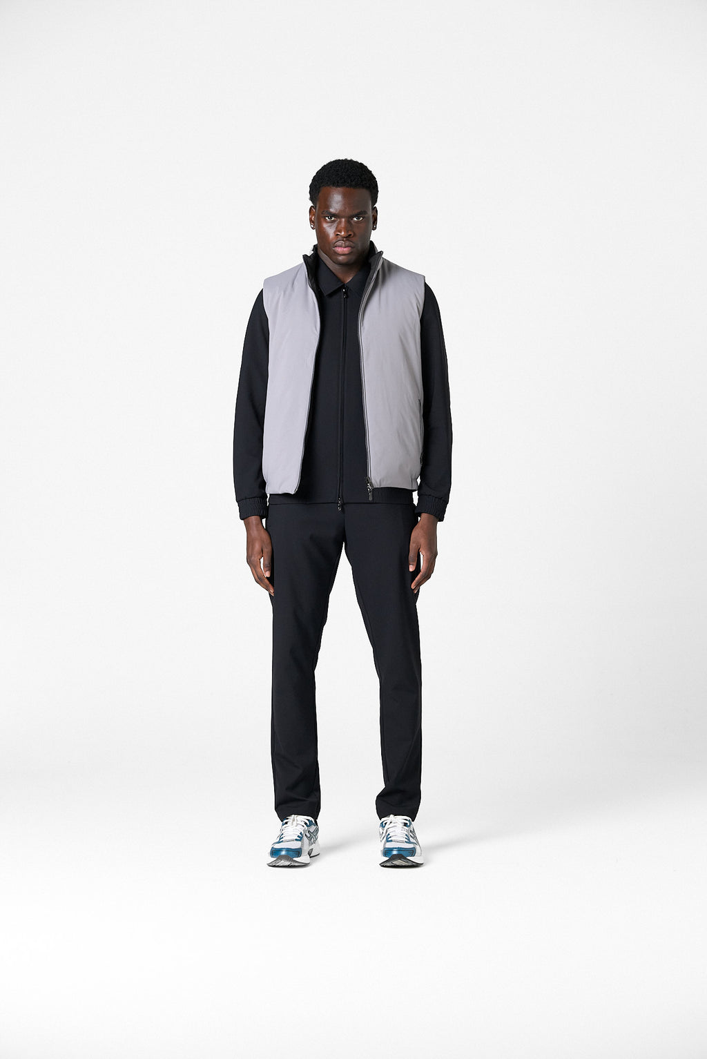 REFLECTION BODY WARMER - BLACK/GRAY