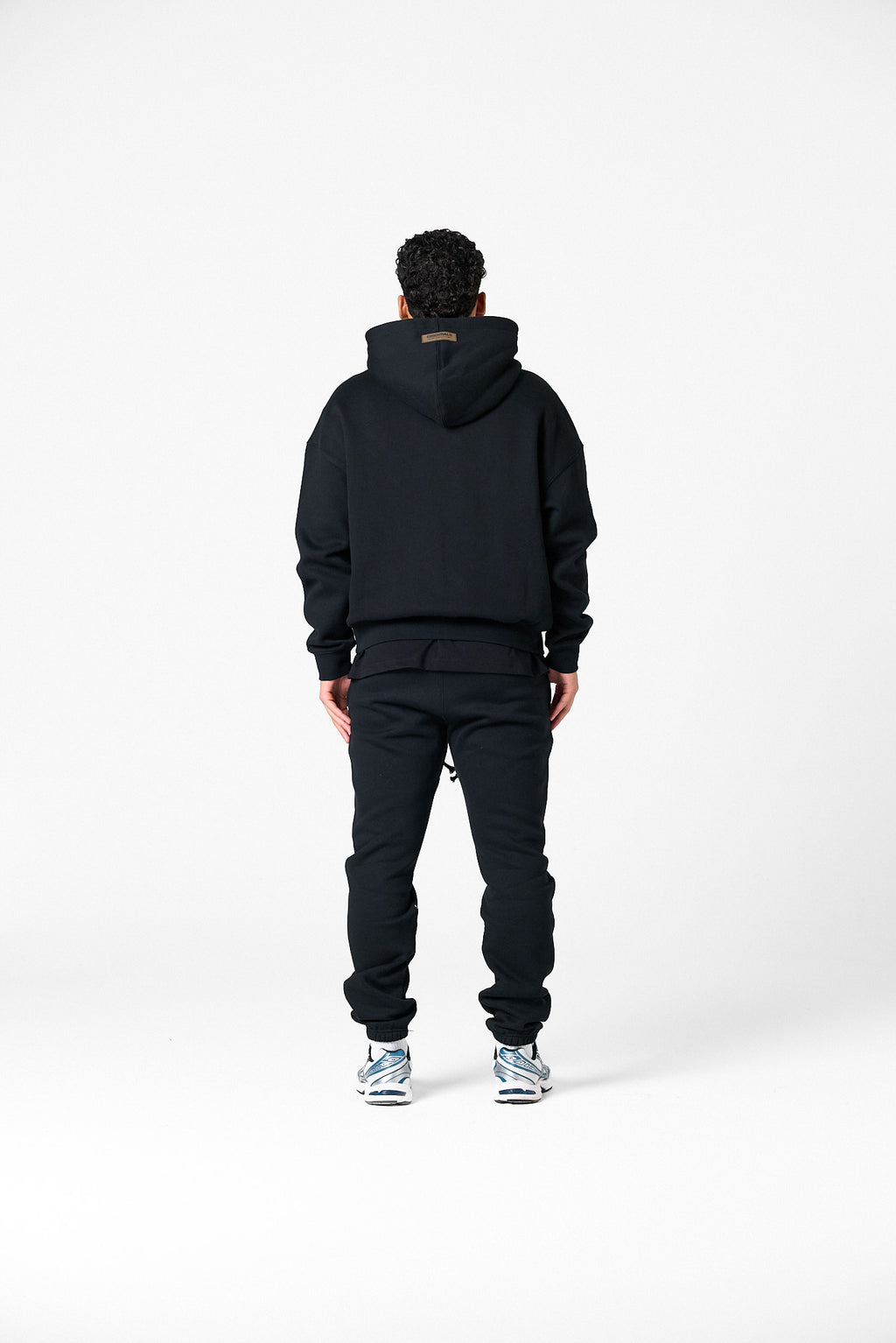 BASIC CURVE TRACKSUIT - BLACK