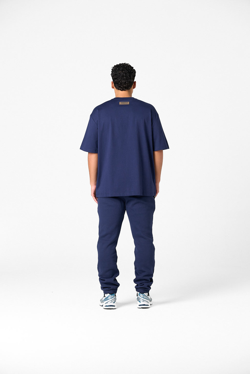 BASIC CURVE SHIRT - NAVY BLUE