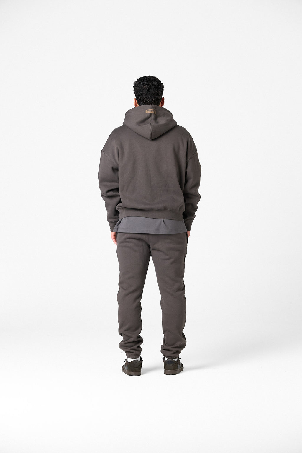 BASIC CURVE TRACKSUIT - DARK GREY