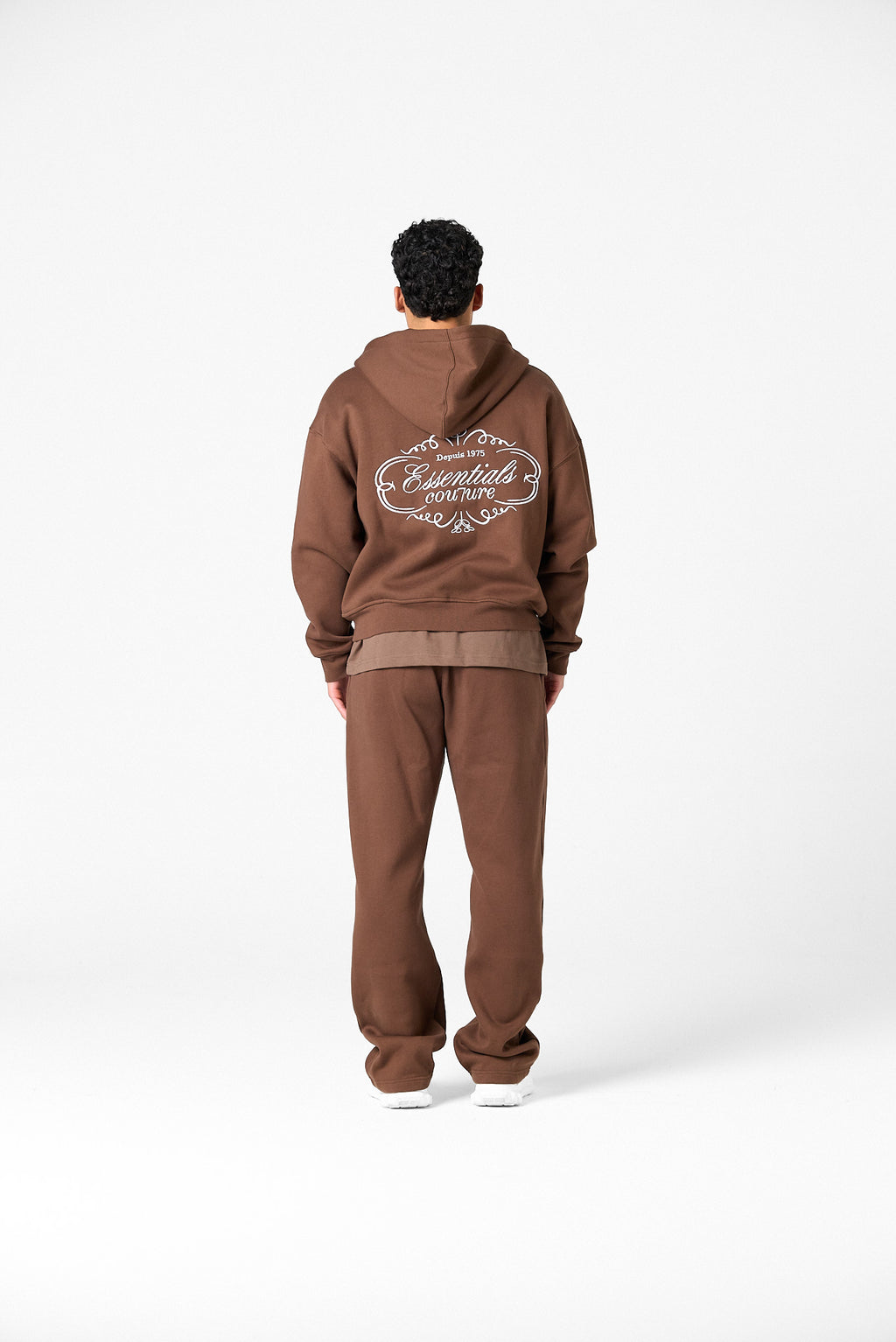 ROYAL ZIPPER TRACKSUIT - CHOCOLATE