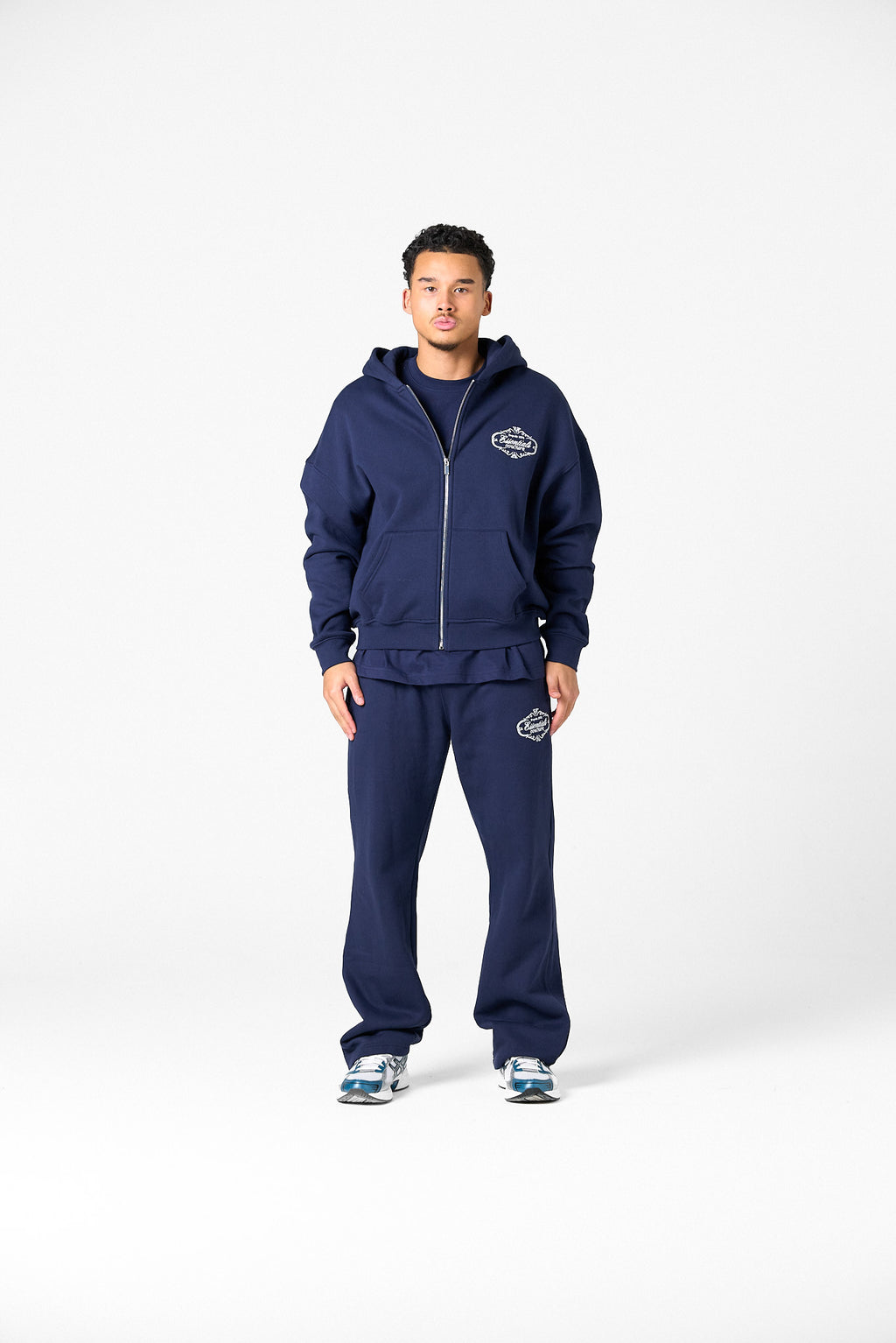 ROYAL ZIPPER TRACKSUIT - NAVY BLUE