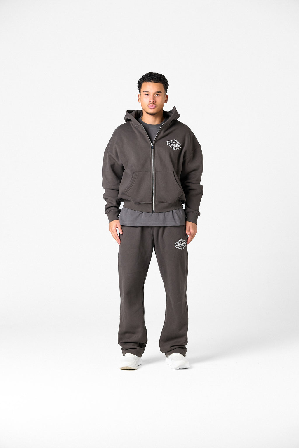 ROYAL ZIPPER TRACKSUIT - DARK GREY