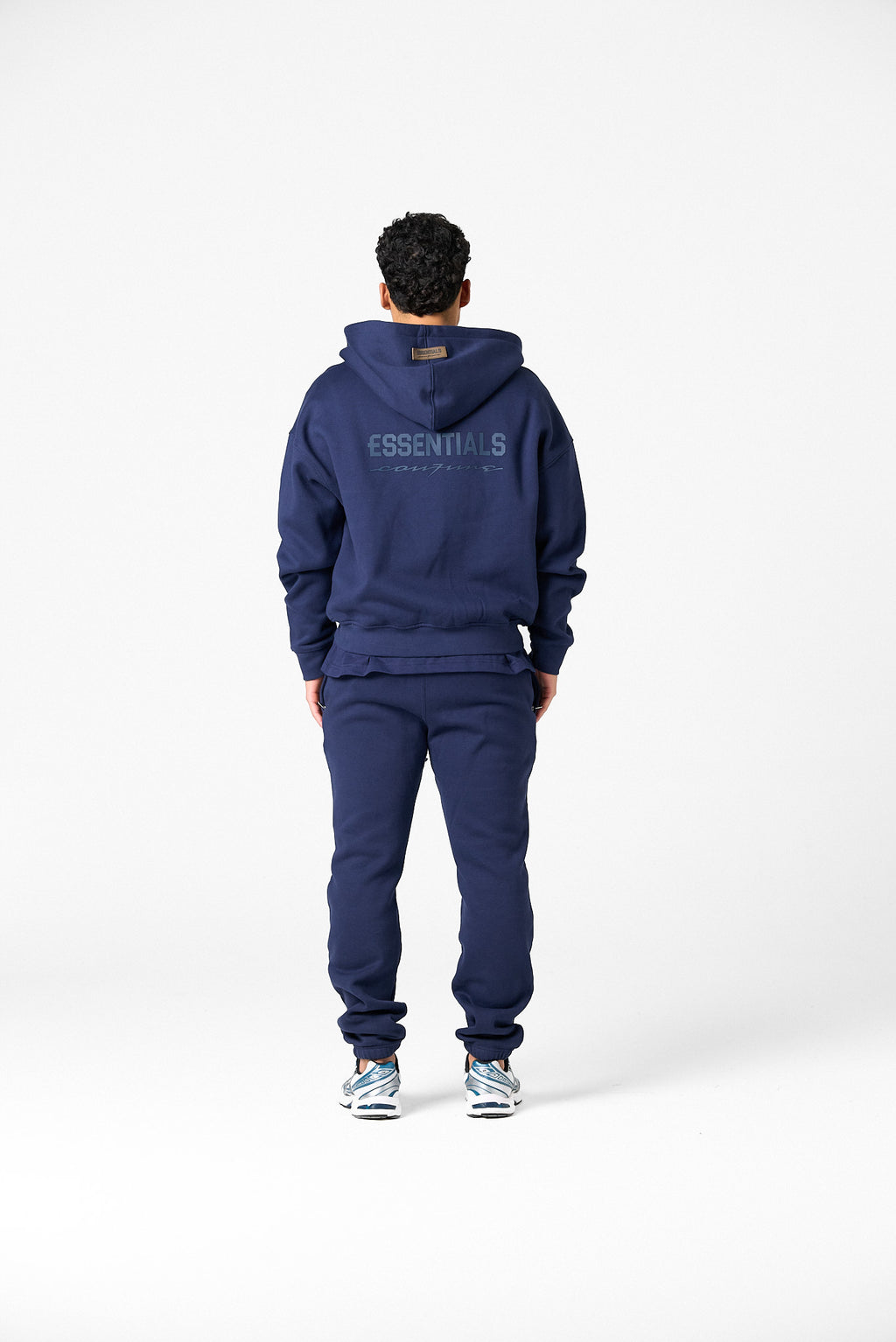 BASIC ZIPPER TRACKSUIT - NAVY BLUE