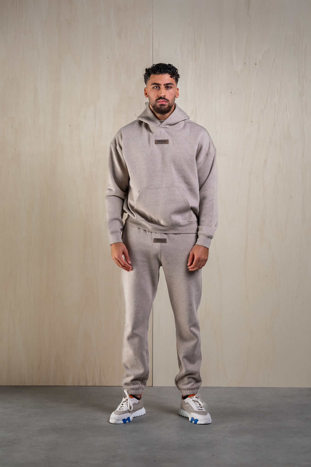 RUBBER TRACKSUIT - DARK BEIGE