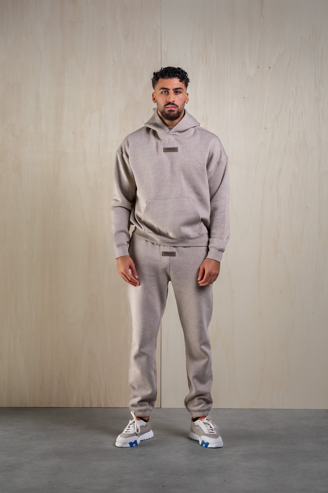 RUBBER TRACKSUIT - DARK BEIGE