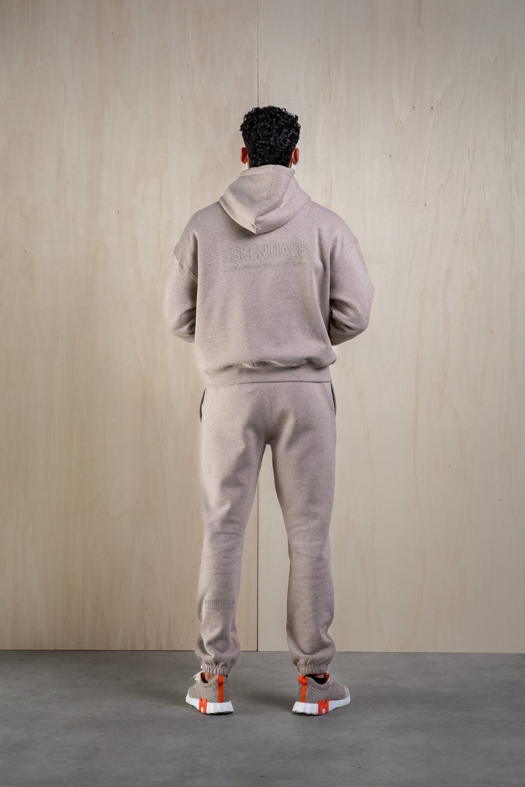 RUBBER TRACKSUIT - DARK BEIGE
