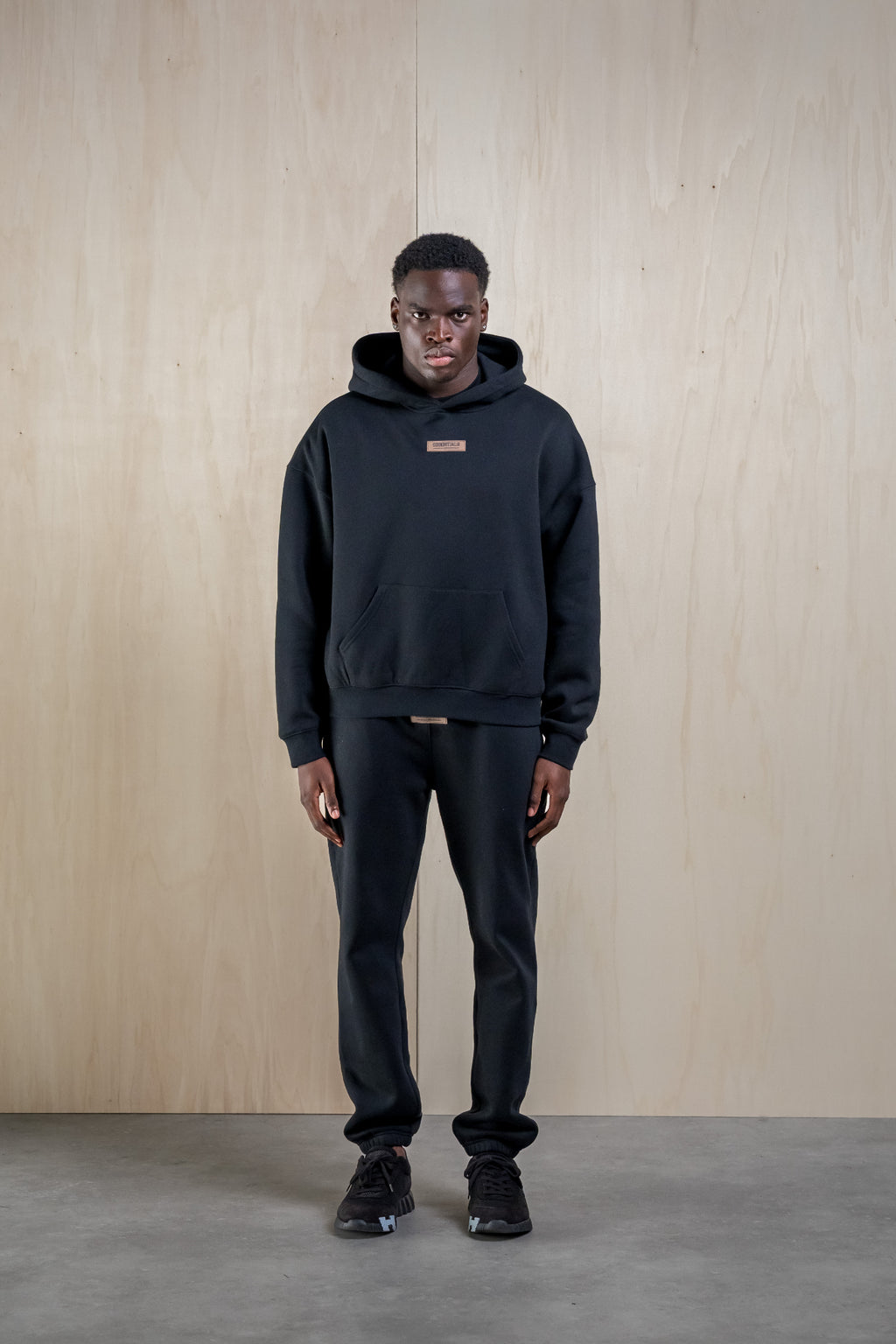 RUBBER TRACKSUIT - BLACK