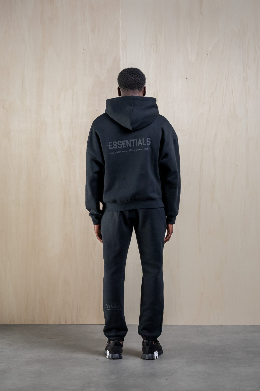 RUBBER TRACKSUIT - BLACK