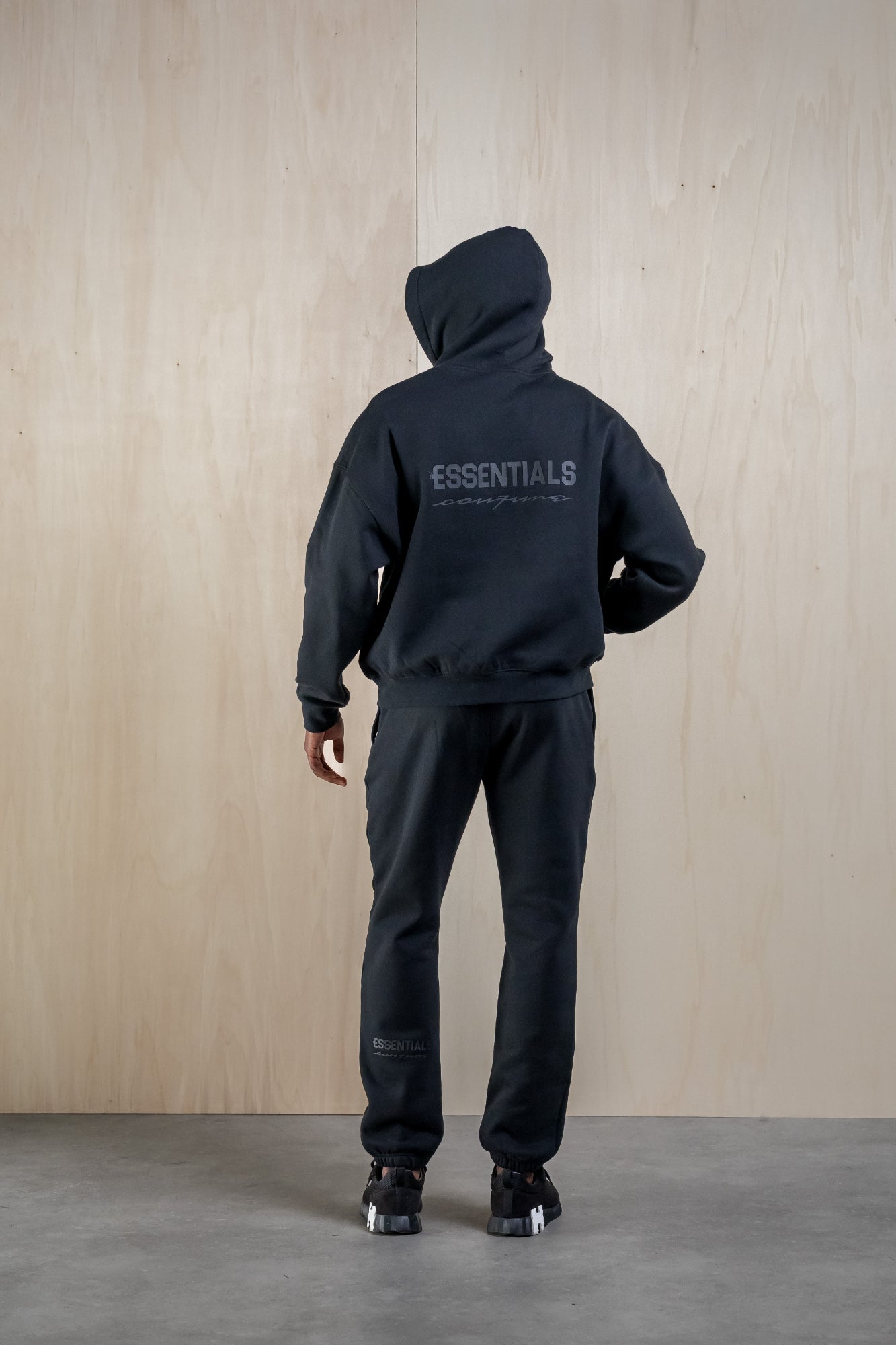 RUBBER TRACKSUIT - BLACK