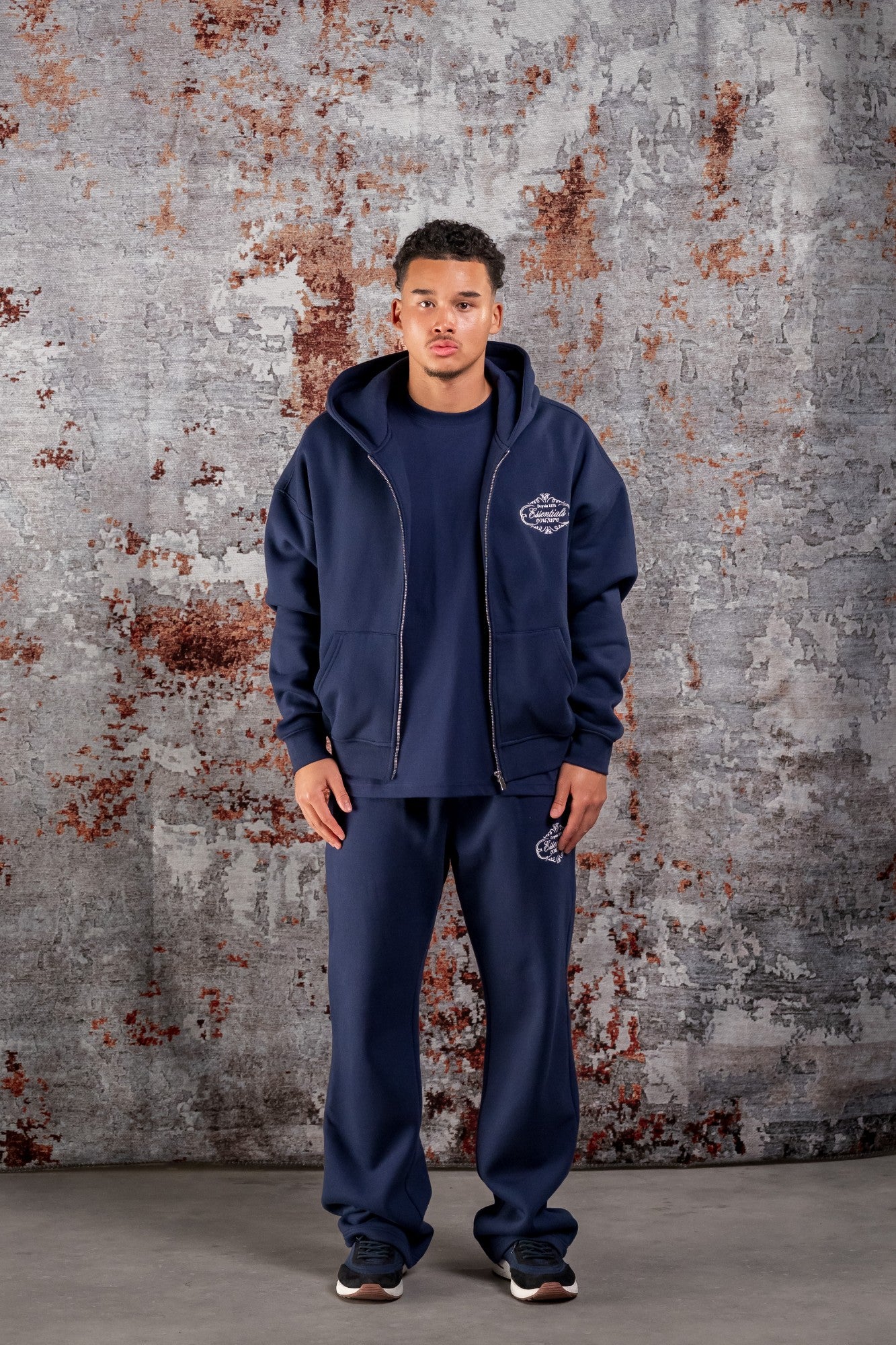 ROYAL ZIPPER TRACKSUIT - NAVY BLUE