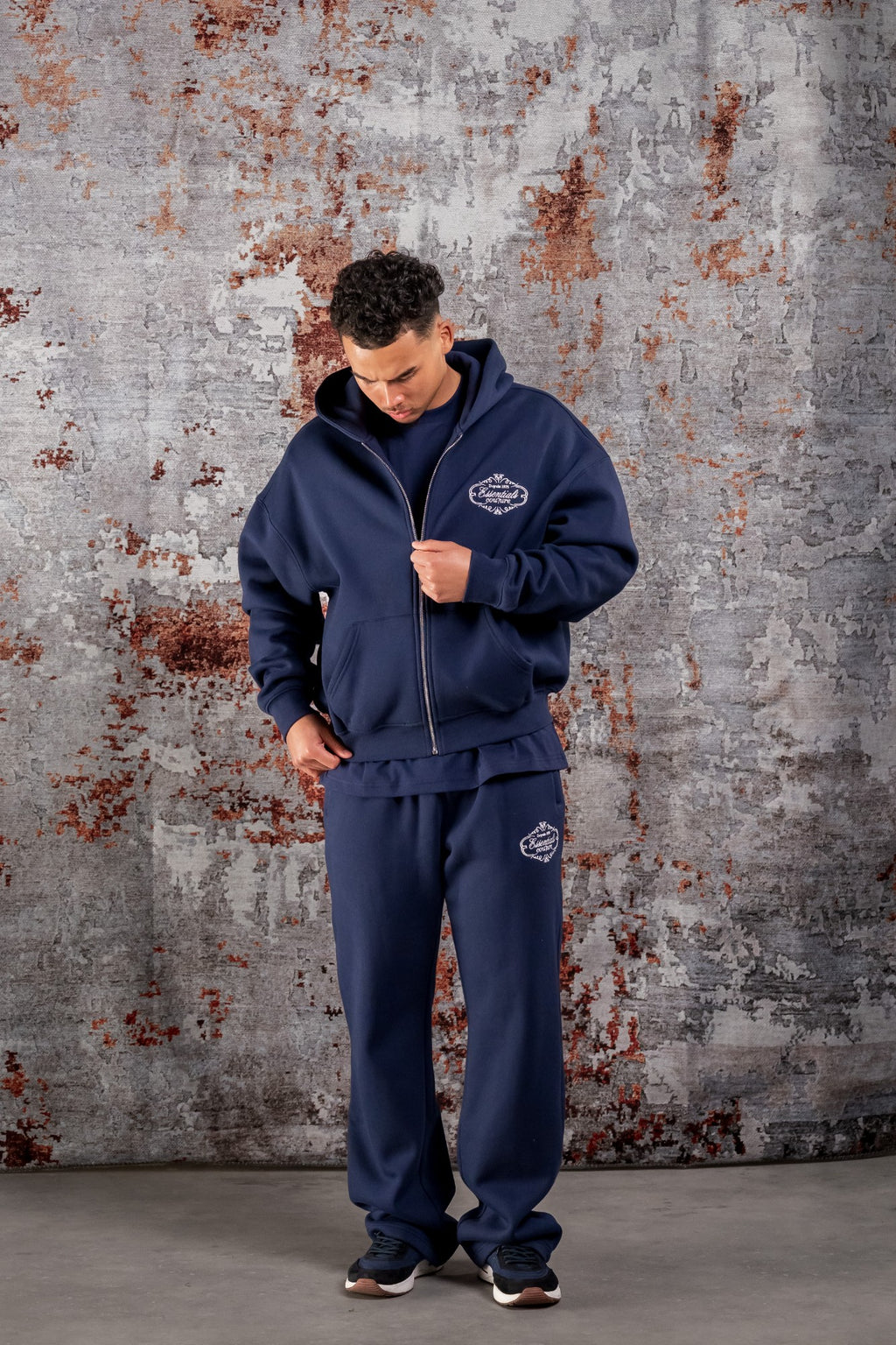 ROYAL ZIPPER TRACKSUIT - NAVY BLUE