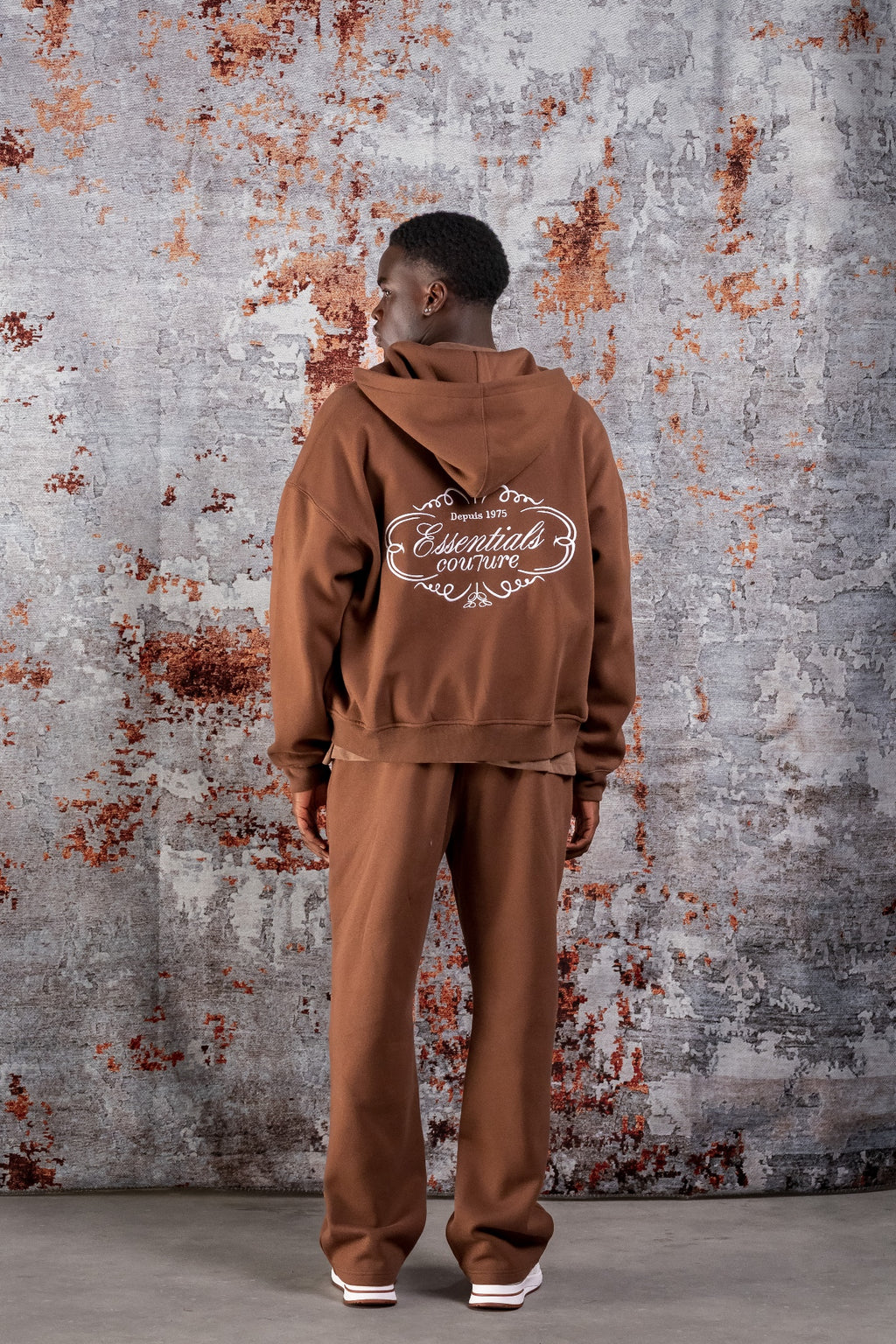 ROYAL ZIPPER TRACKSUIT - CHOCOLATE