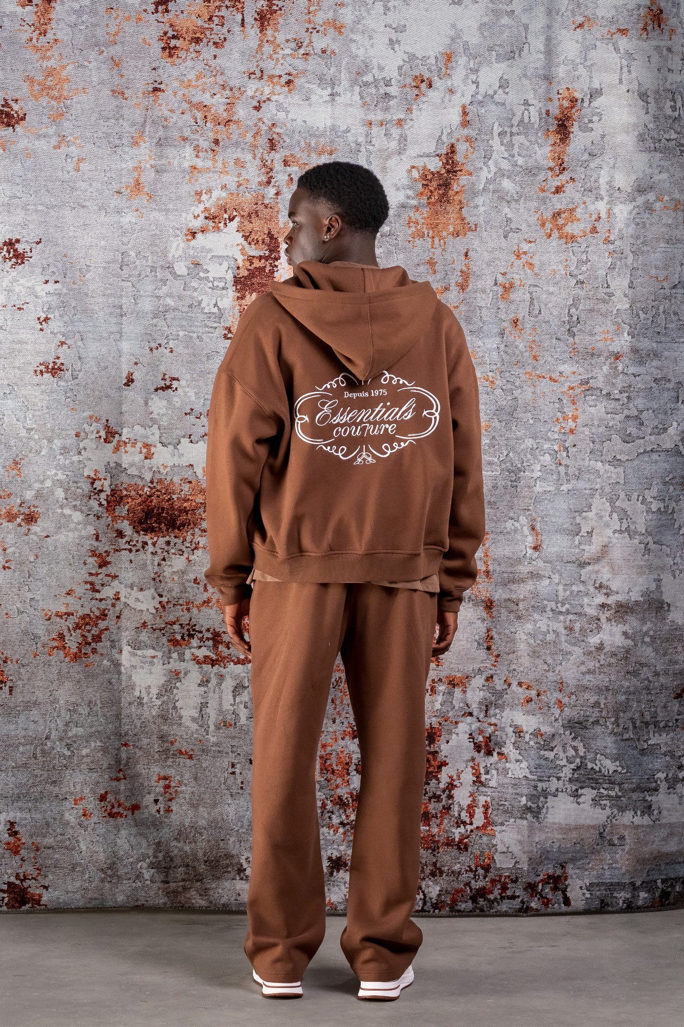 ROYAL ZIPPER TRACKSUIT - CHOCOLATE