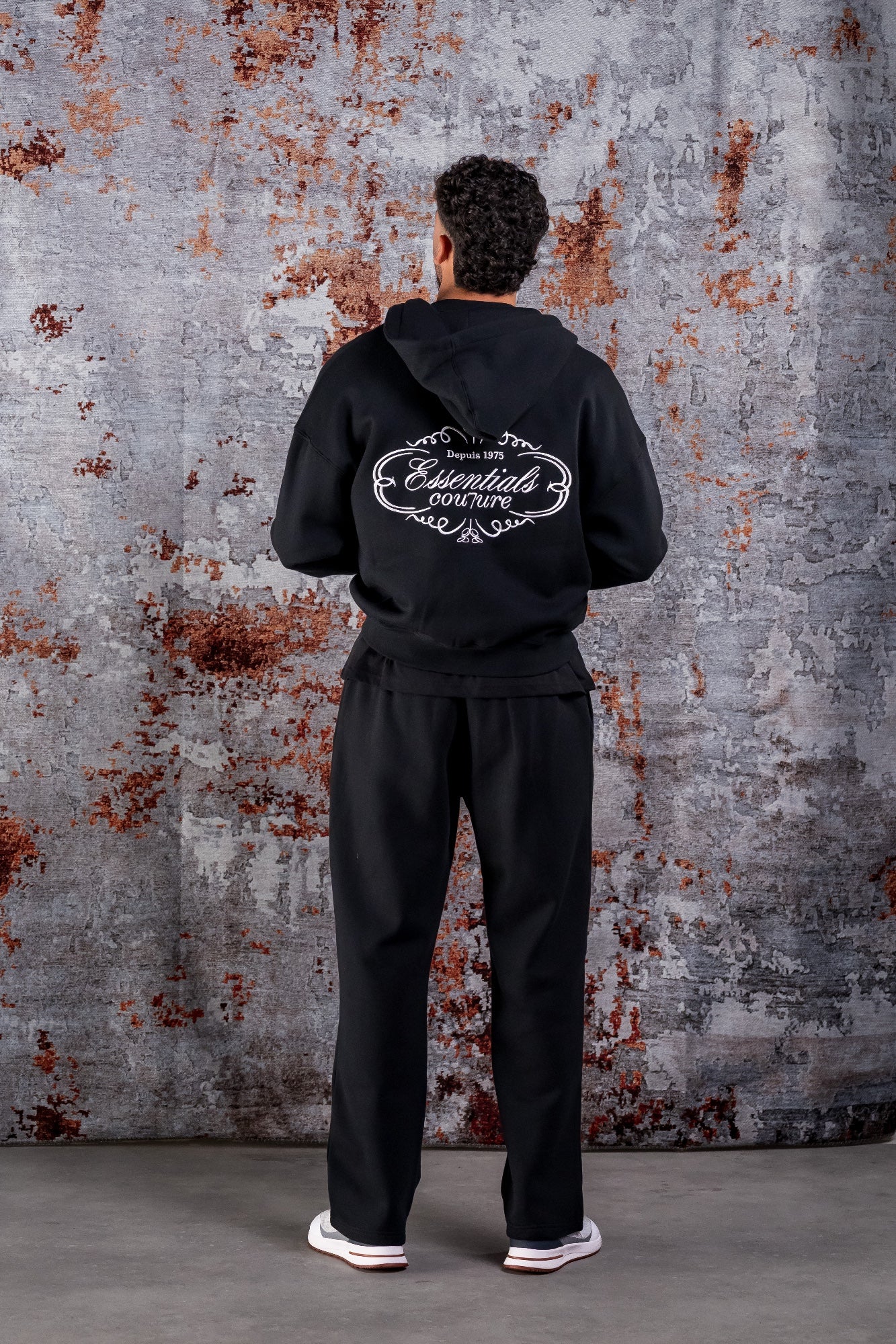 ROYAL ZIPPER TRACKSUIT - BLACK