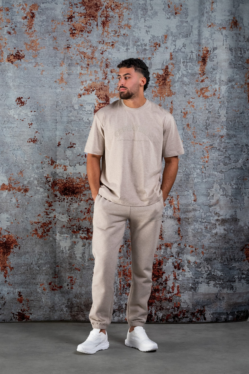 BASIC CURVE SHIRT - DARK BEIGE