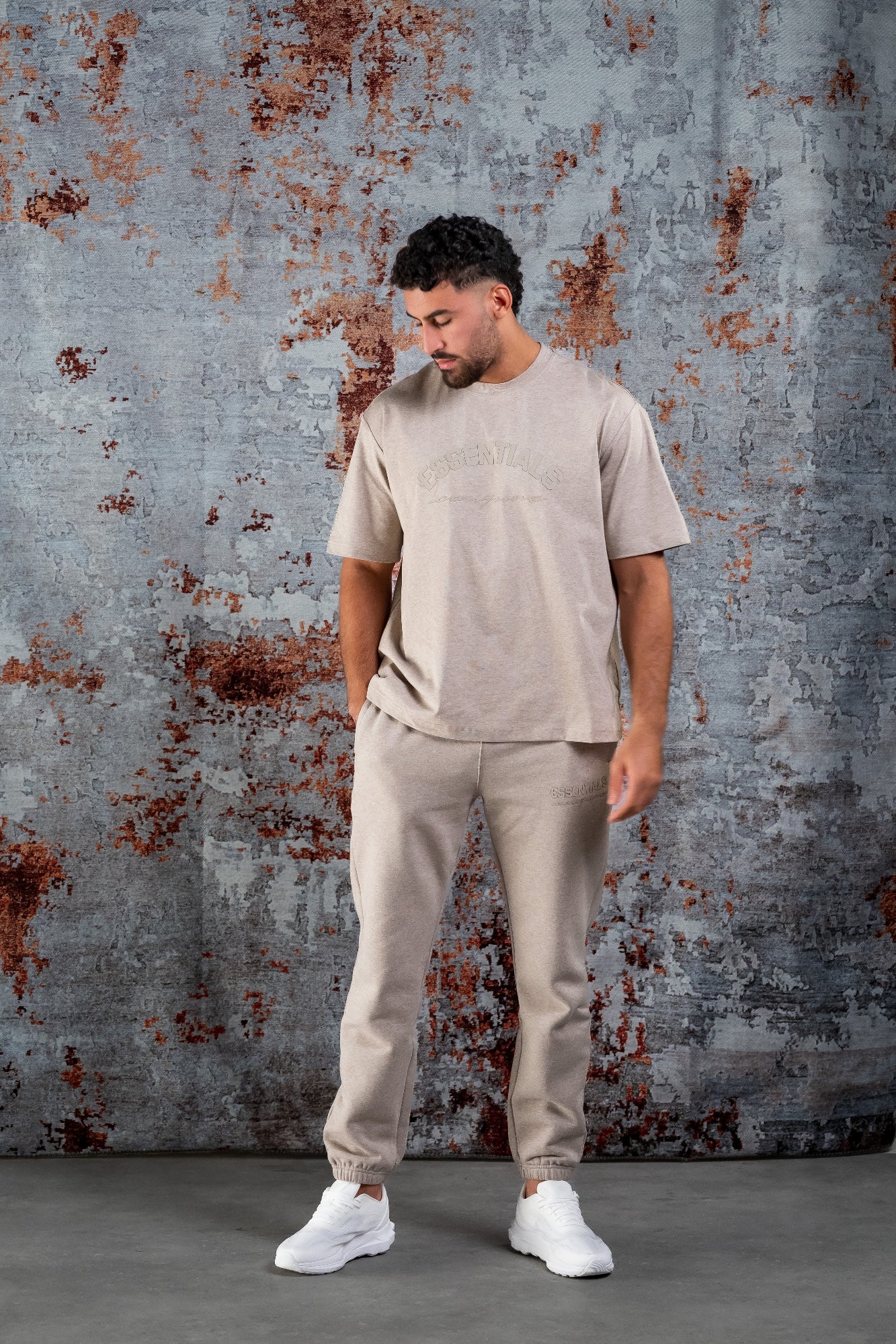 BASIC CURVE SHIRT - DARK BEIGE