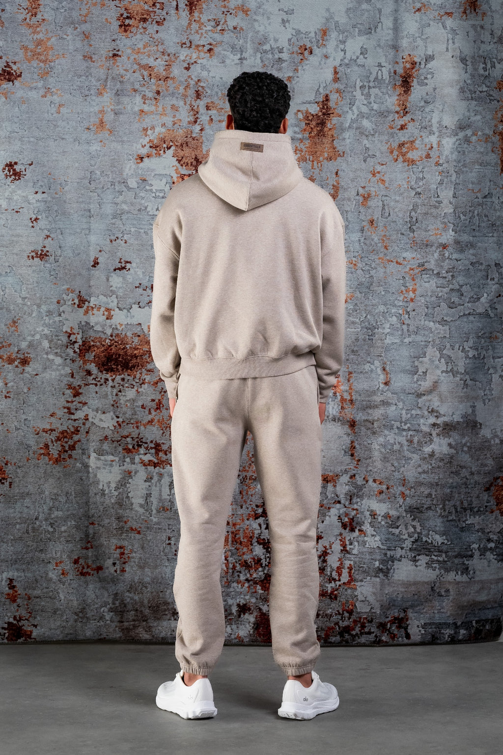BASIC CURVE TRACKSUIT - DARK BEIGE
