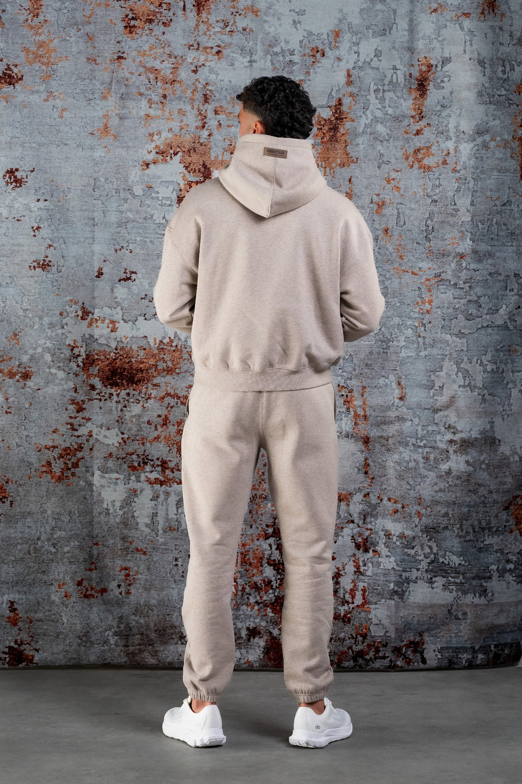 BASIC CURVE TRACKSUIT - DARK BEIGE