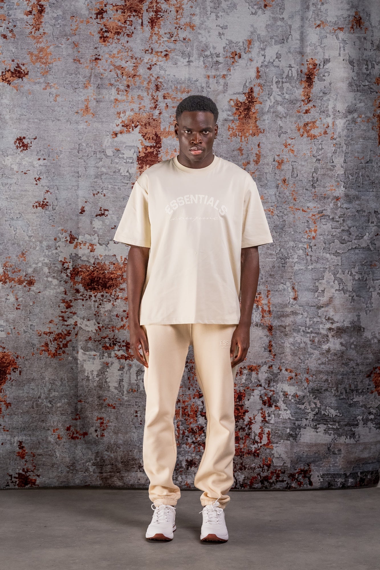 BASIC CURVE SHIRT - BEIGE