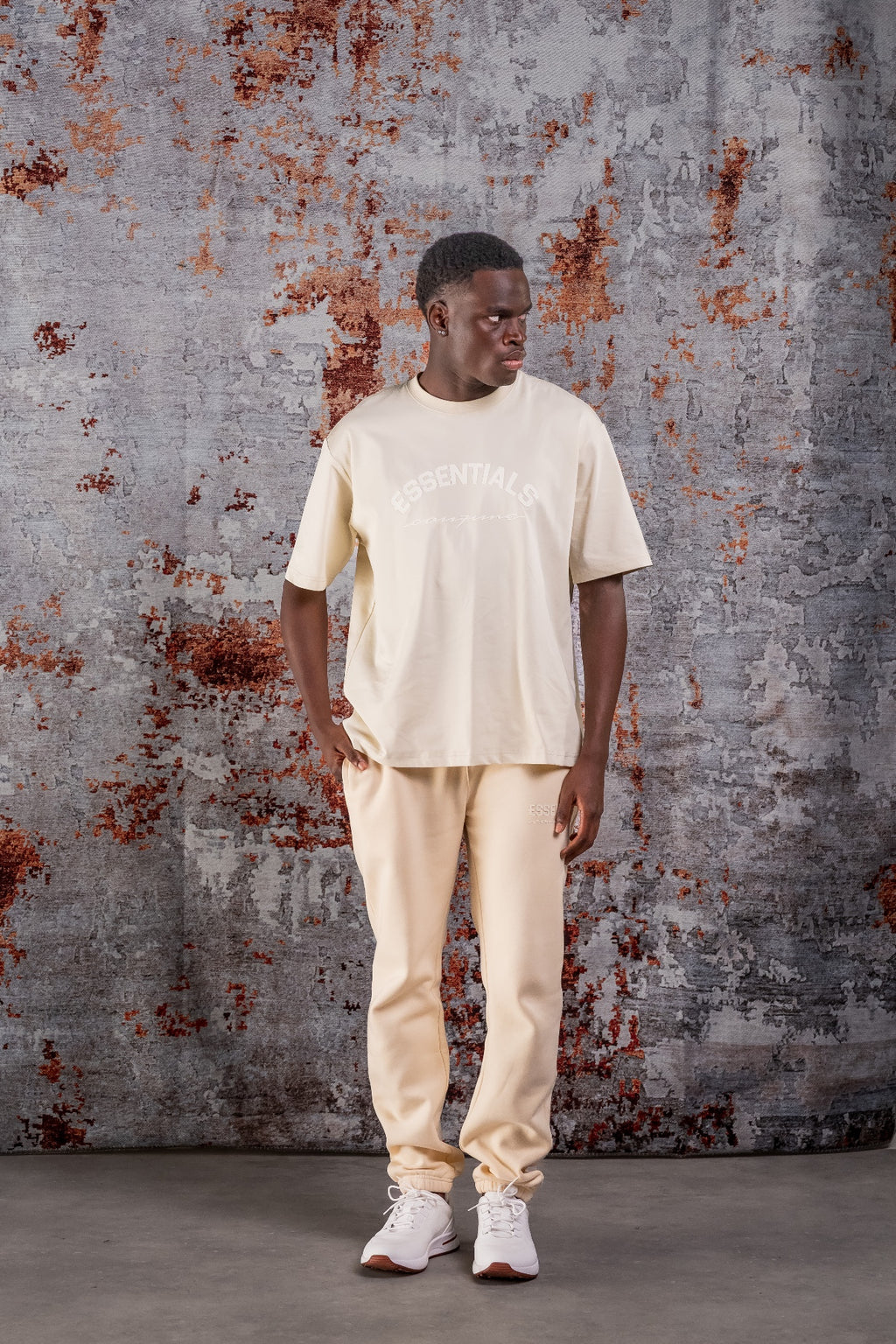 BASIC CURVE SHIRT - BEIGE