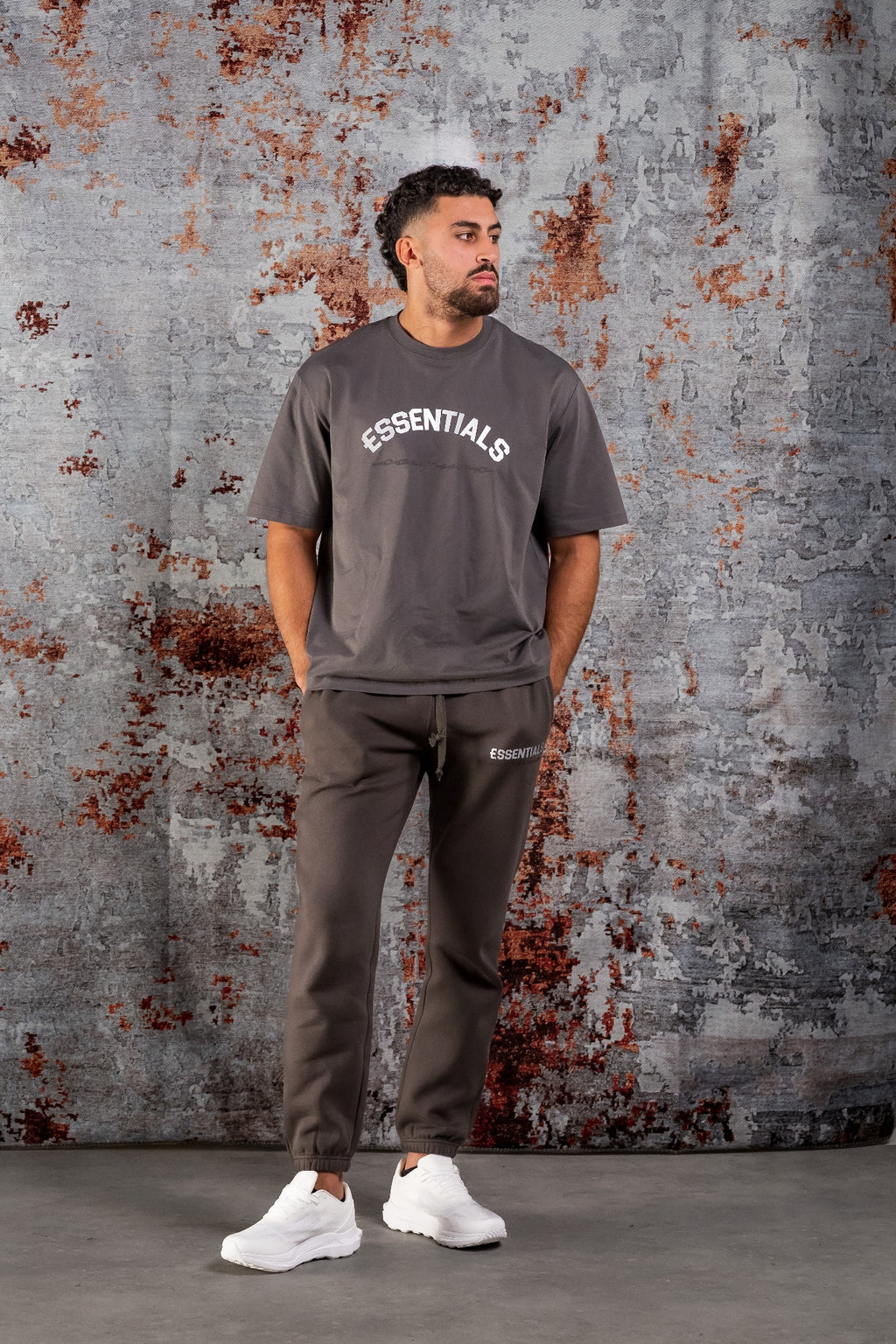 BASIC CURVE SHIRT - DARK GREY