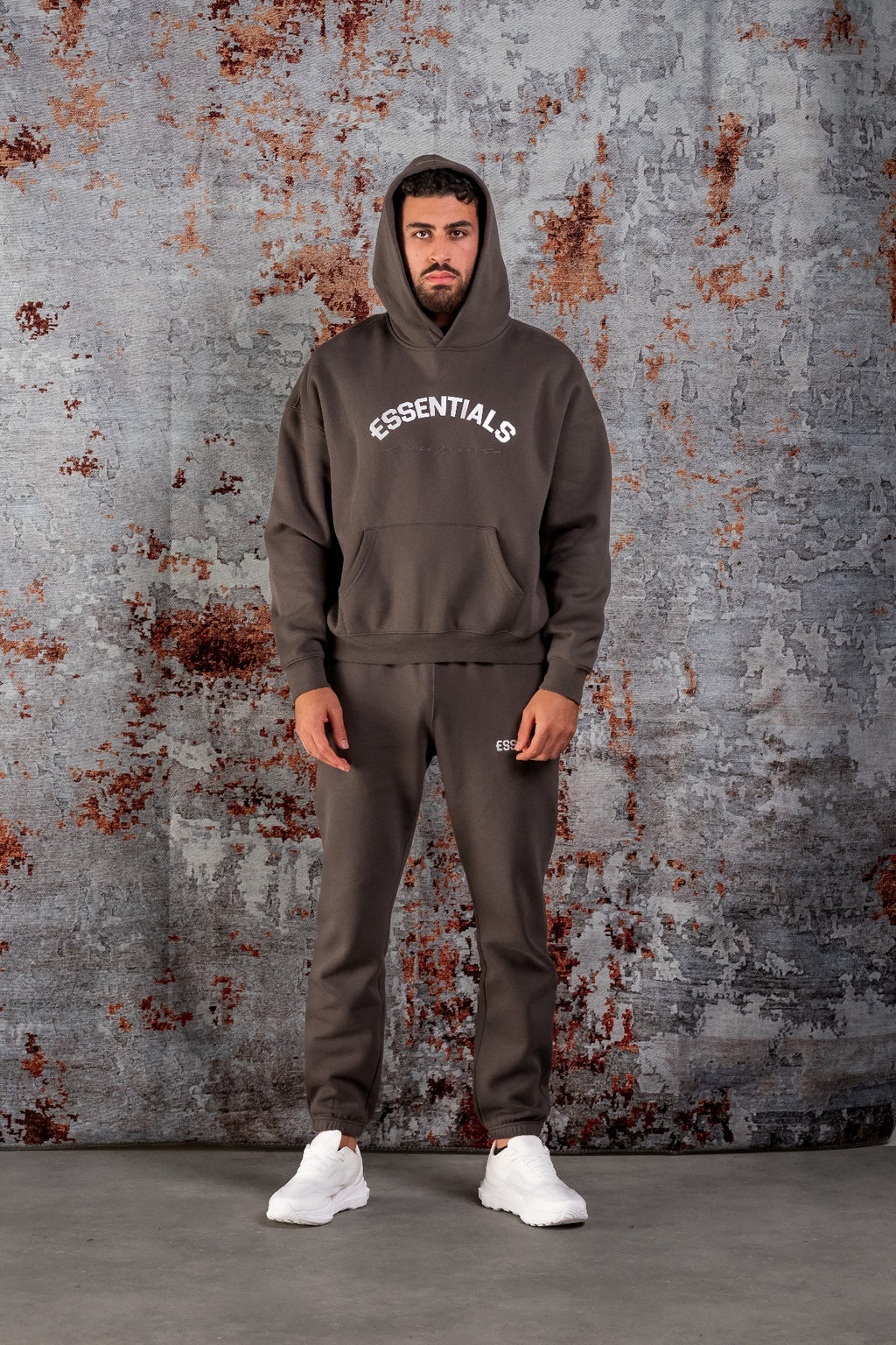 BASIC CURVE TRACKSUIT - DARK GREY