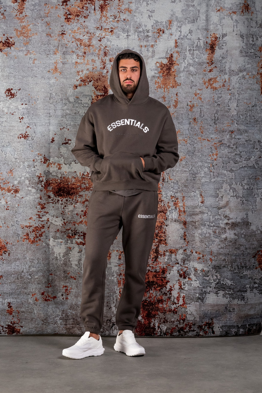 BASIC CURVE TRACKSUIT - DARK GREY