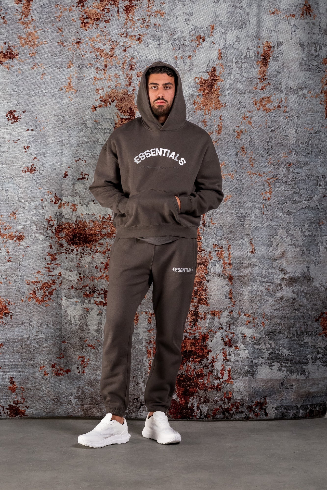 BASIC CURVE TRACKSUIT - DARK GREY