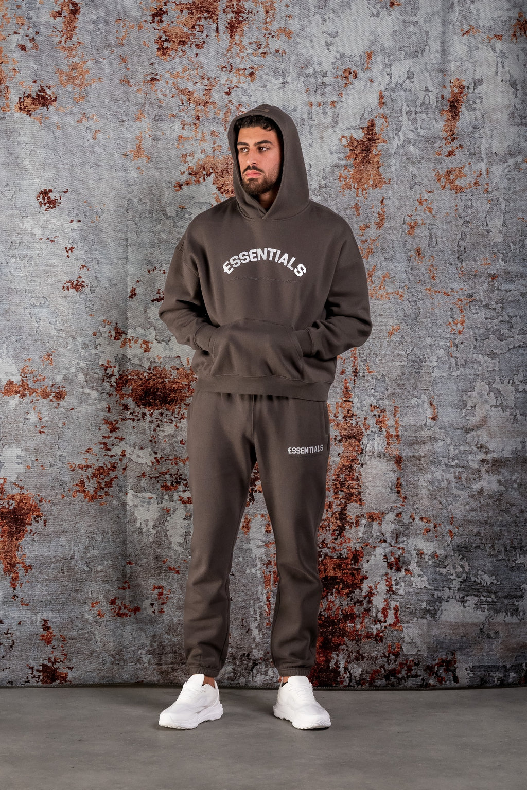 BASIC CURVE TRACKSUIT - DARK GREY