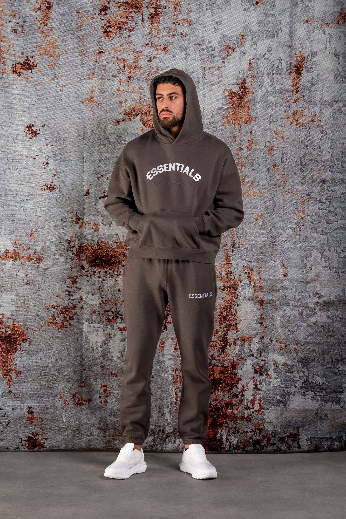 BASIC CURVE TRACKSUIT - DARK GREY