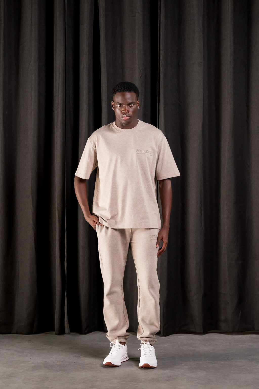 BASIC SHIRT - DARK BEIGE