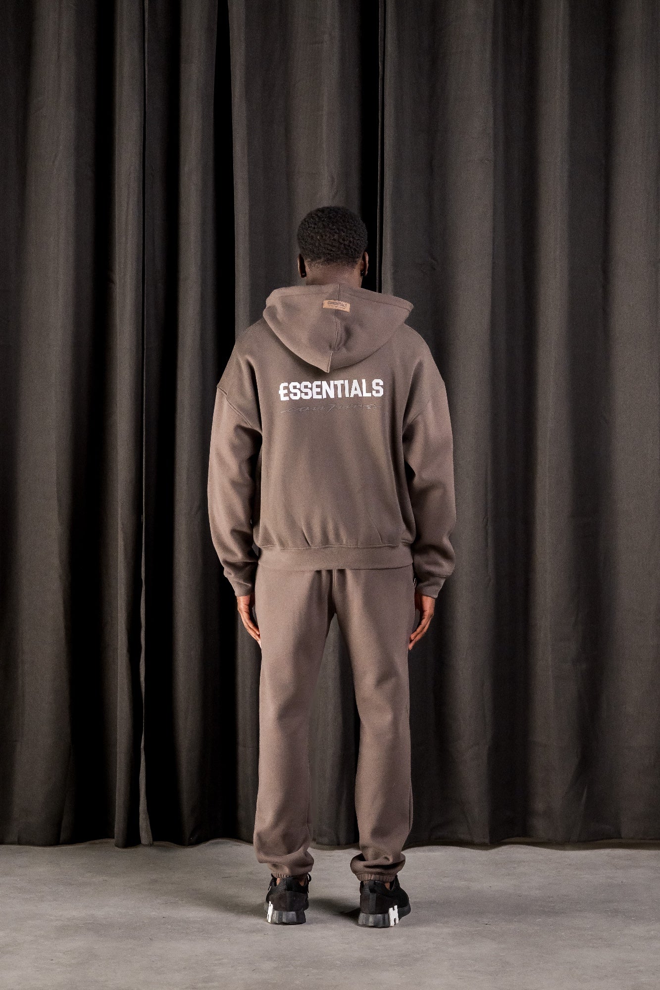 BASIC ZIPPER TRACKSUIT - DARK GREY