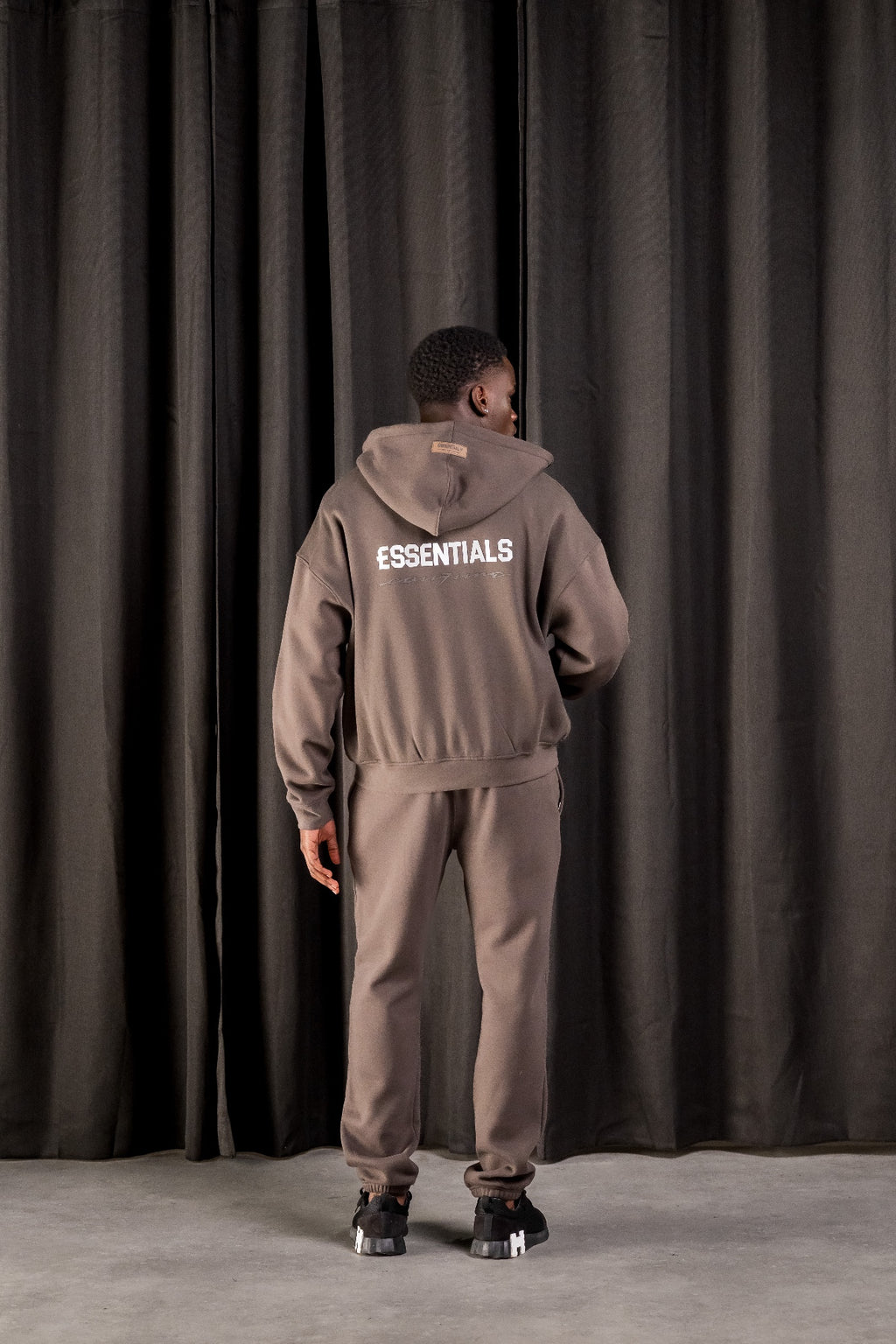 BASIC ZIPPER TRACKSUIT - DARK GREY