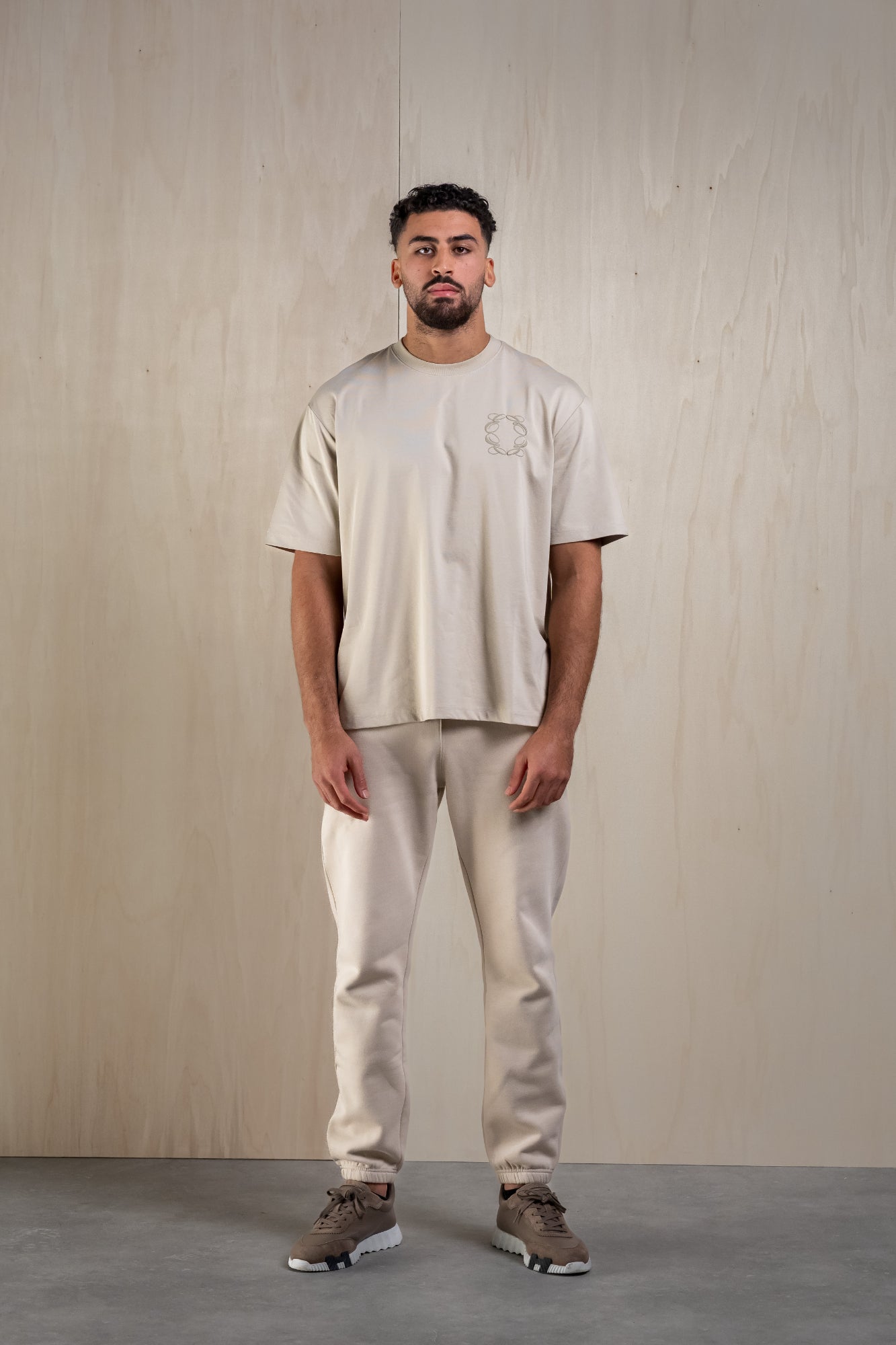 CLASSIC LOGO SHIRT - CREAM