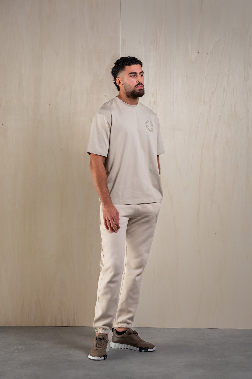 CLASSIC LOGO SHIRT - CREAM