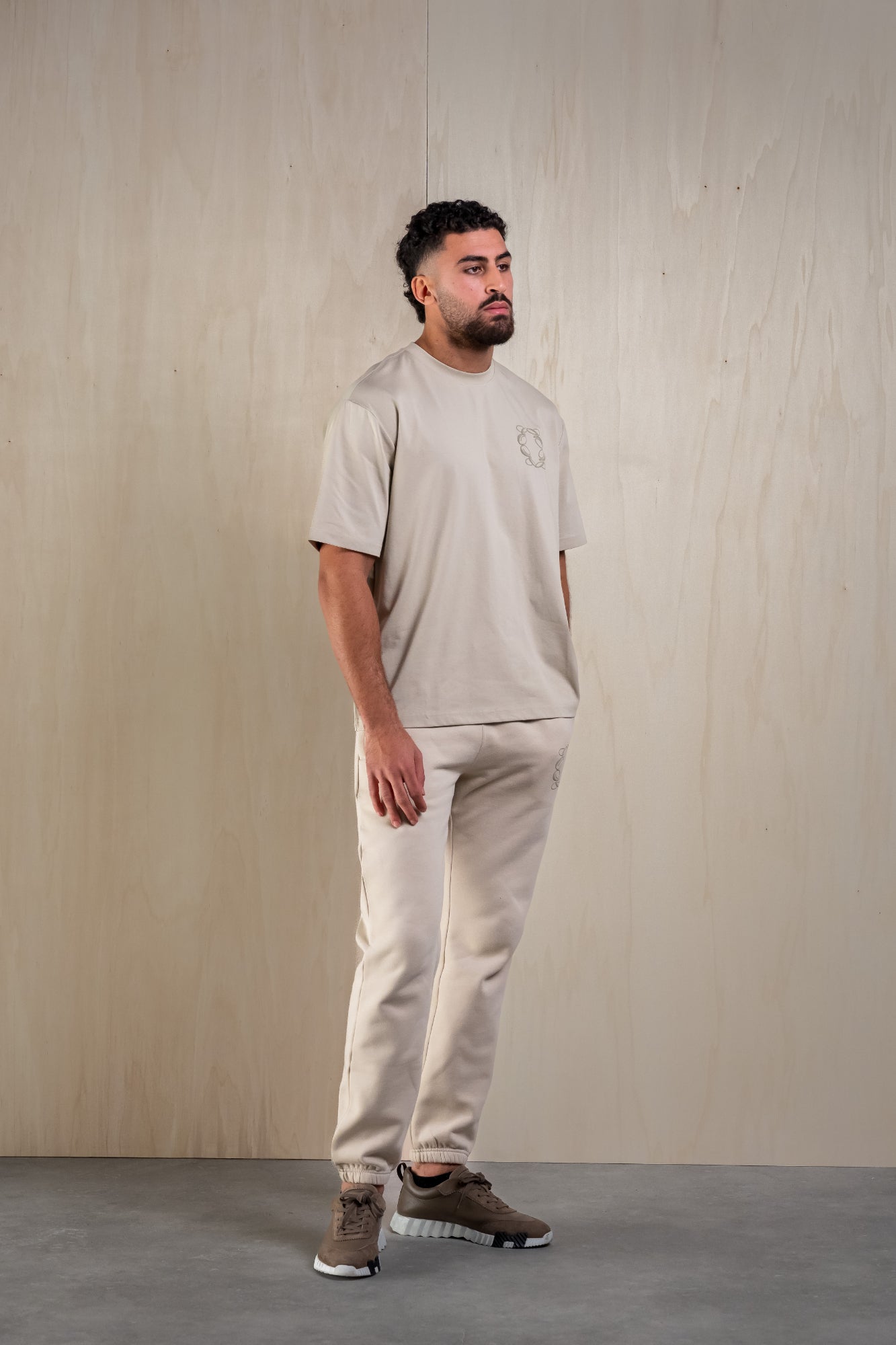 CLASSIC LOGO SHIRT - CREAM