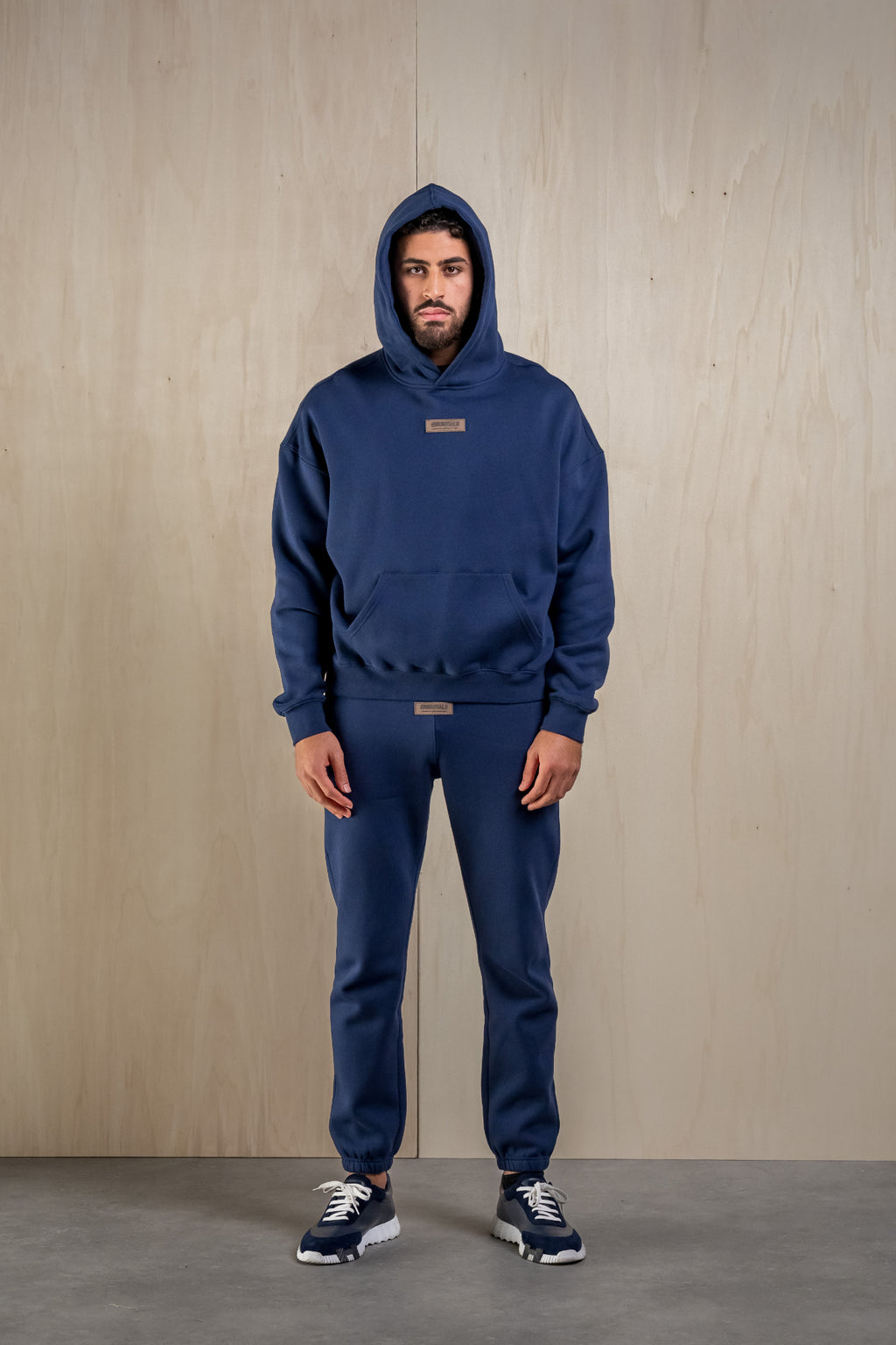 RUBBER TRACKSUIT - NAVY BLUE