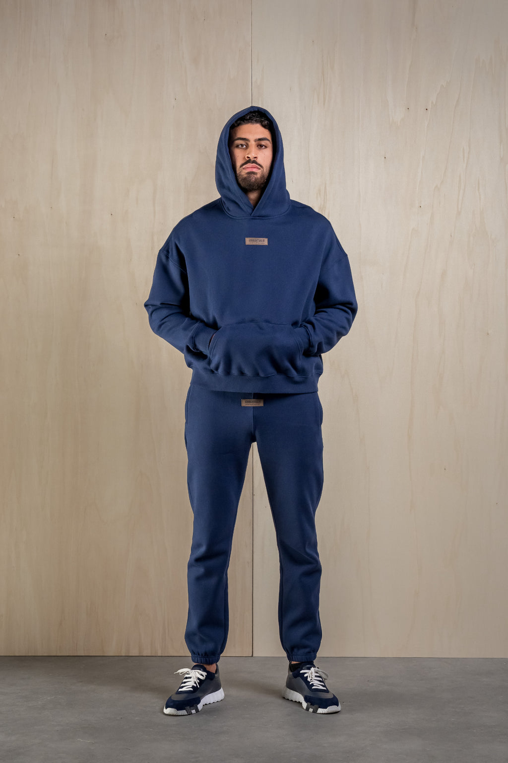 RUBBER TRACKSUIT - NAVY BLUE
